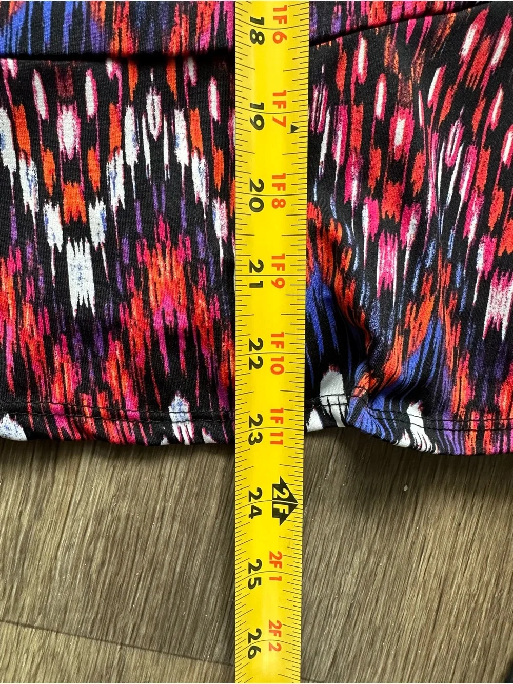 Kim Rogers Chevron Aztec Knit Midi Skirt Size M Multicolor Asymmetrical